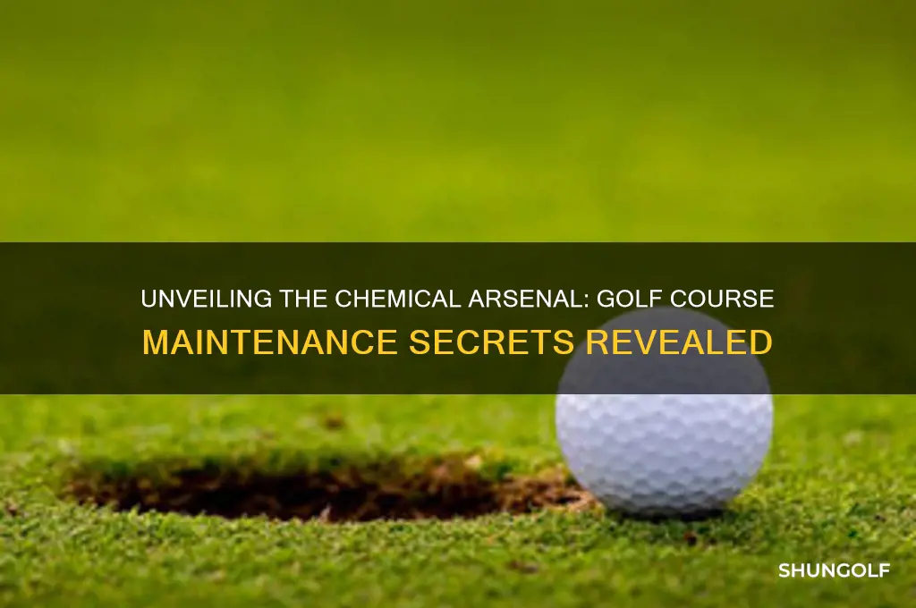 what chemicals are used on golf courses