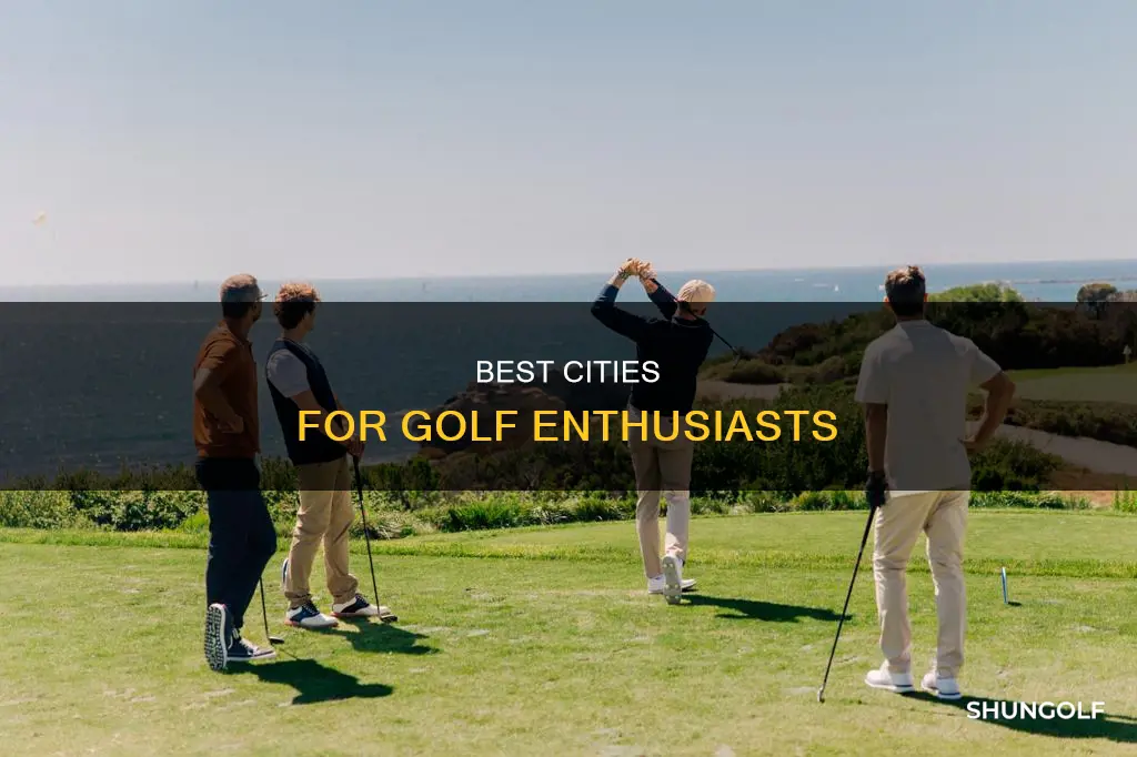 what cities are big on golf