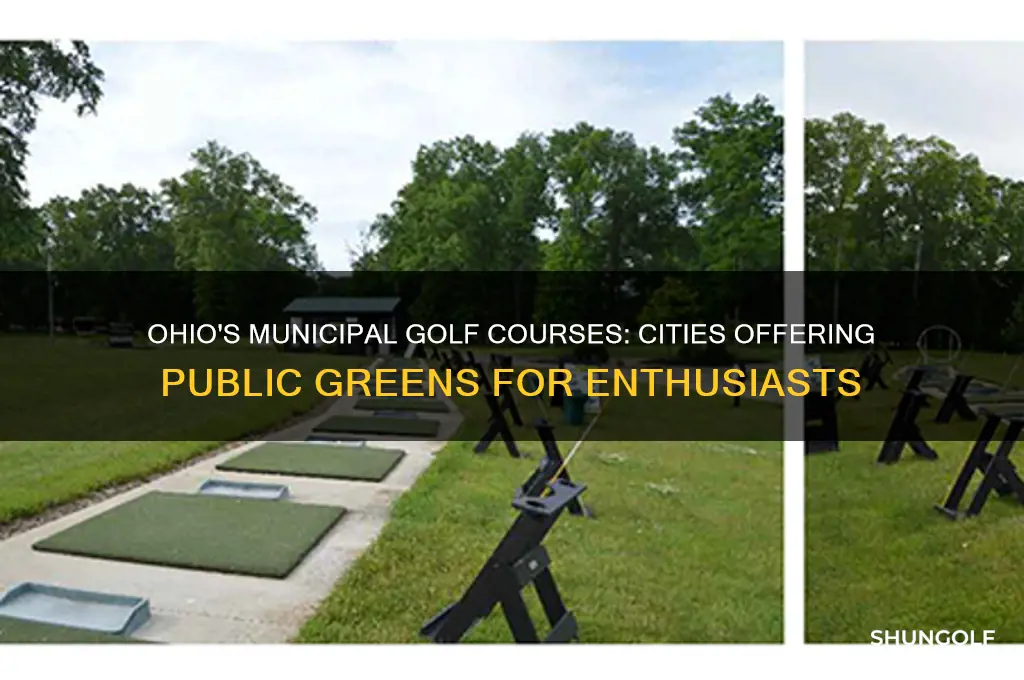 what cities in ohio have municipal golf courses