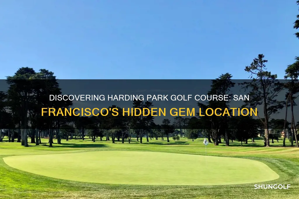 what city is harding park golf course
