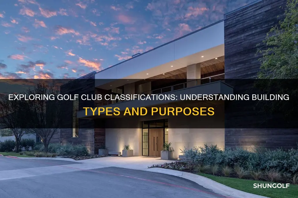 what class building is a golf club