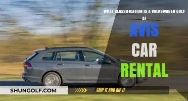Volkswagen Golf Classification at Avis Car Rental Explained