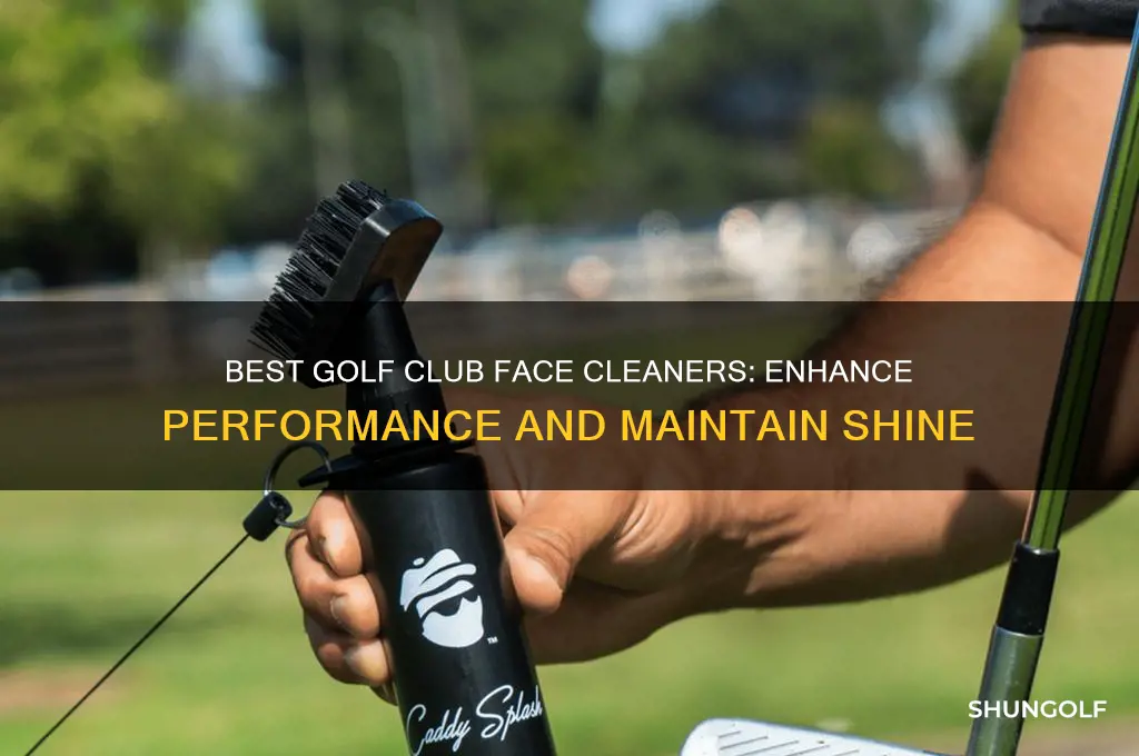 what cleaner for golf clubs face