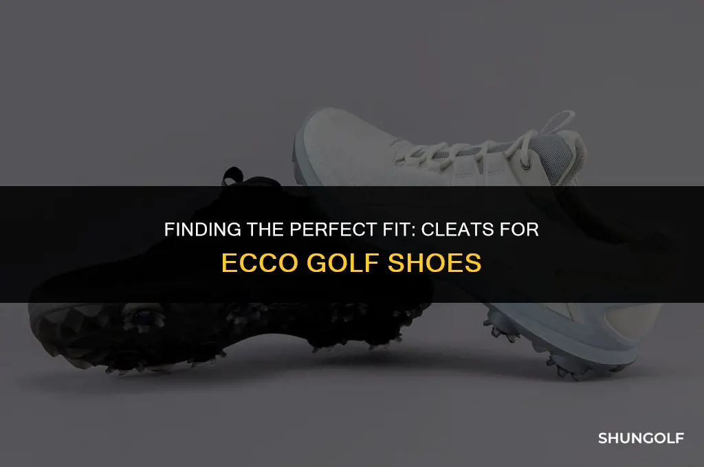 what cleats fit ecco golf shoes