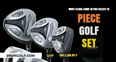 Pro Select 13-Piece Golf Set: Essential Clubs for Every Golfer