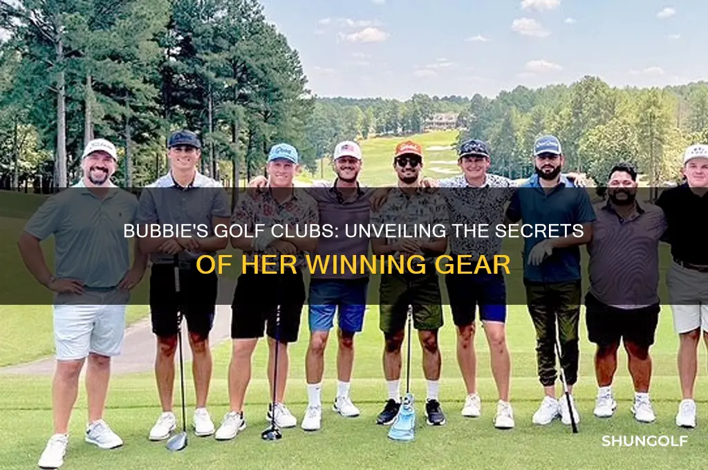 what clubs does bubbie golf use