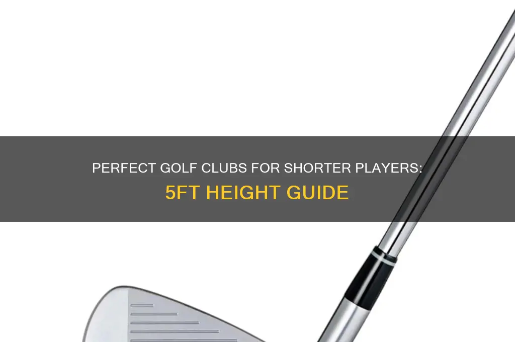 what clubs golf for someone 5ft