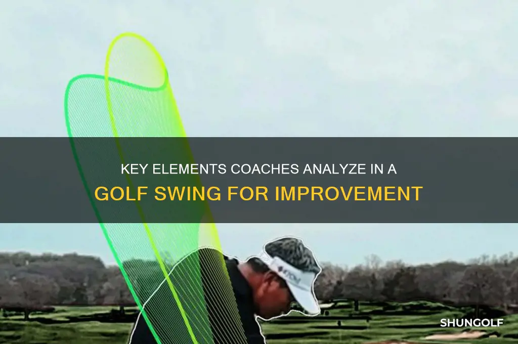 what coaches look for in golf swong