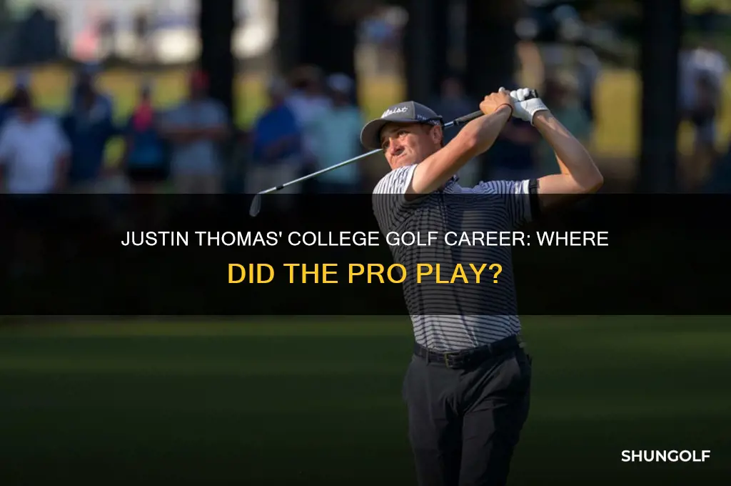 what college did pro golfer thomas paly