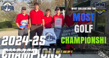Which College Dominates Golf Championships? Unveiling the Top Title Holder