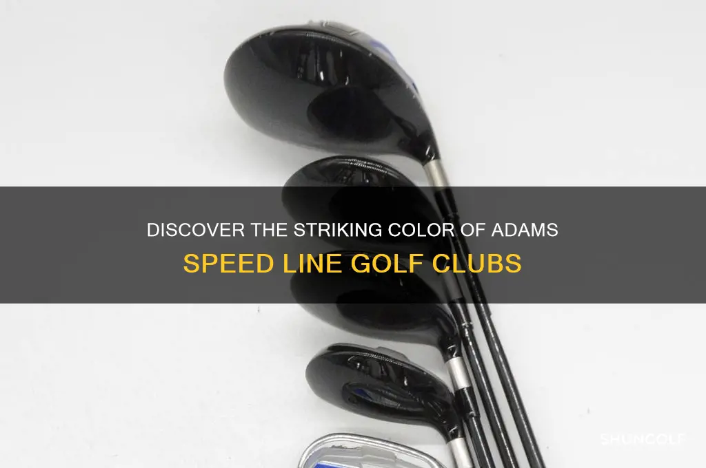 what color are adams speed line golf clubs