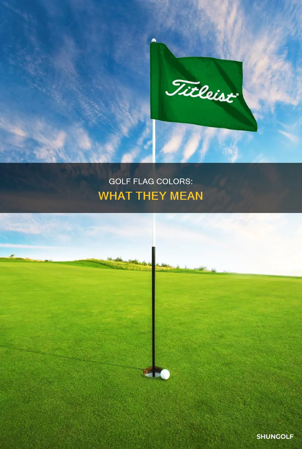 what color are golf flags
