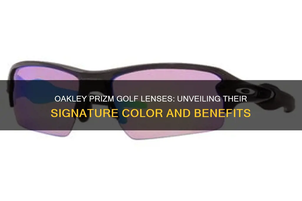 what color are oakley prizm golf lenses