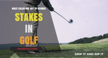 Understanding Golf's Out of Bounds Stakes: Their Standard Color and Purpose