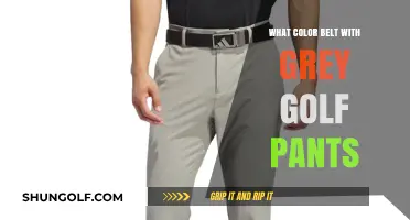 Perfect Pairing: Choosing the Right Belt Color for Grey Golf Pants