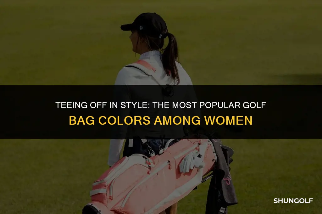 what color golf bag do women buy