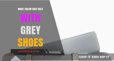 Elevate Your Golf Game: The Perfect Belt to Pair with Grey Shoes