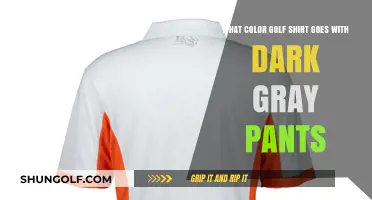 Perfect Pairing: Golf Shirt Colors to Complement Dark Gray Pants