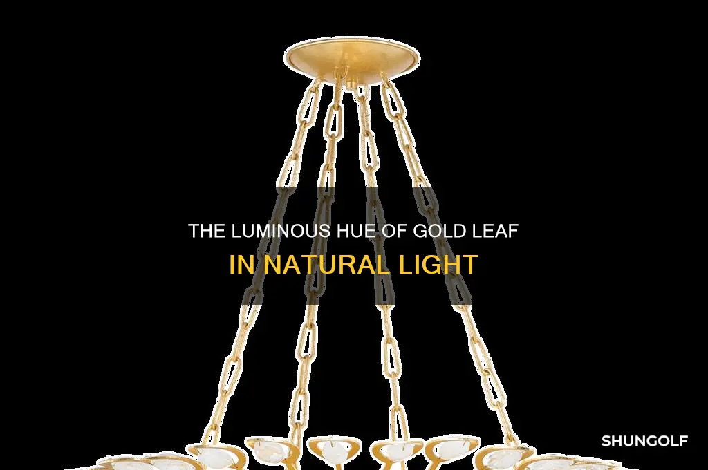 what color is golf leaf in light