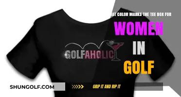 Women's Golf Tee Box Color: A Guide to Identifying the Markers