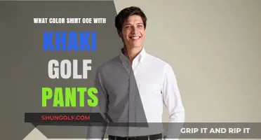 Perfect Pairings: Best Shirt Colors to Complement Khaki Golf Pants