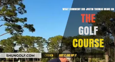 Justin Thomas' Shocking On-Course Comment Sparks Golf World Debate