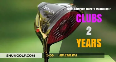 Which Golf Club Manufacturer Ceased Production Two Years Ago?
