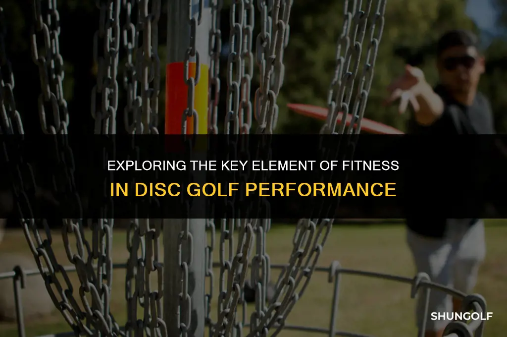 what component of fitness is used in disc golf