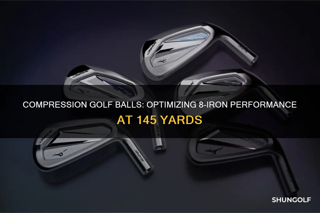 what compression golf for 8 iron 145