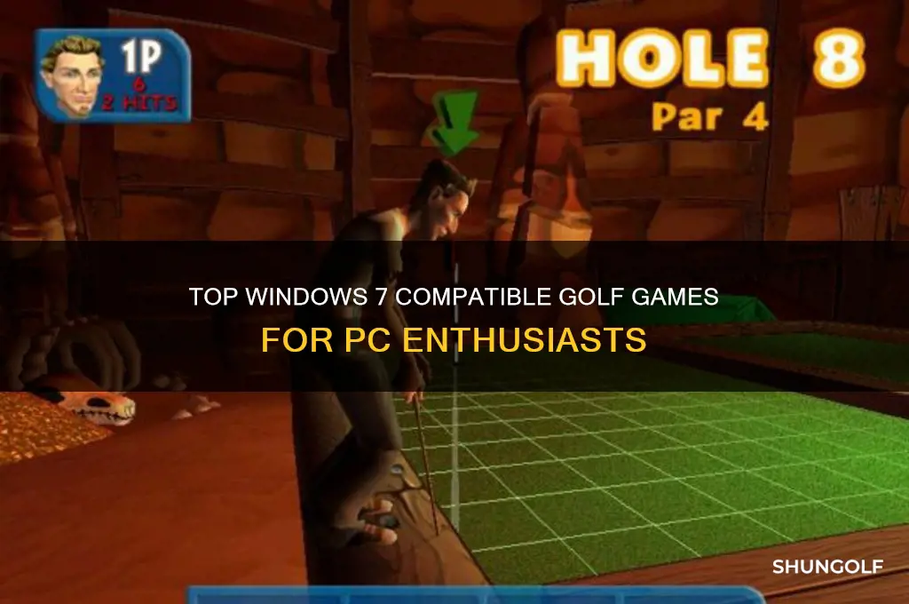 what computer golf games are compatible with windows 7