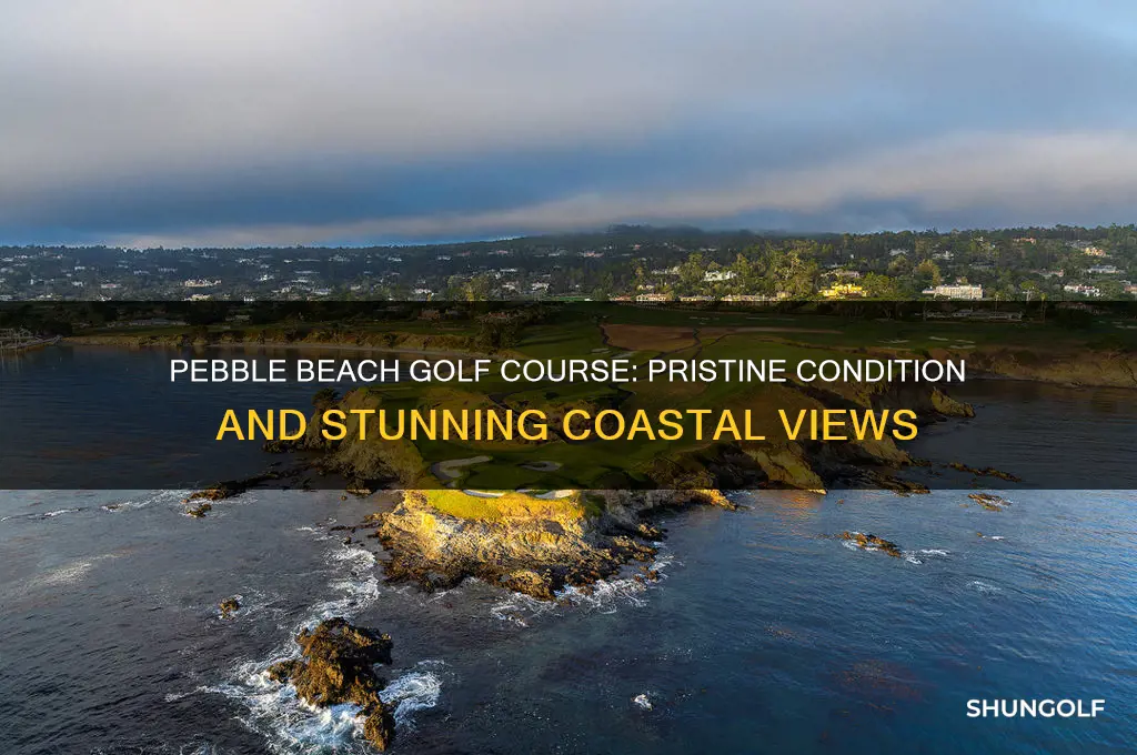 what condition is pebble beach golf course