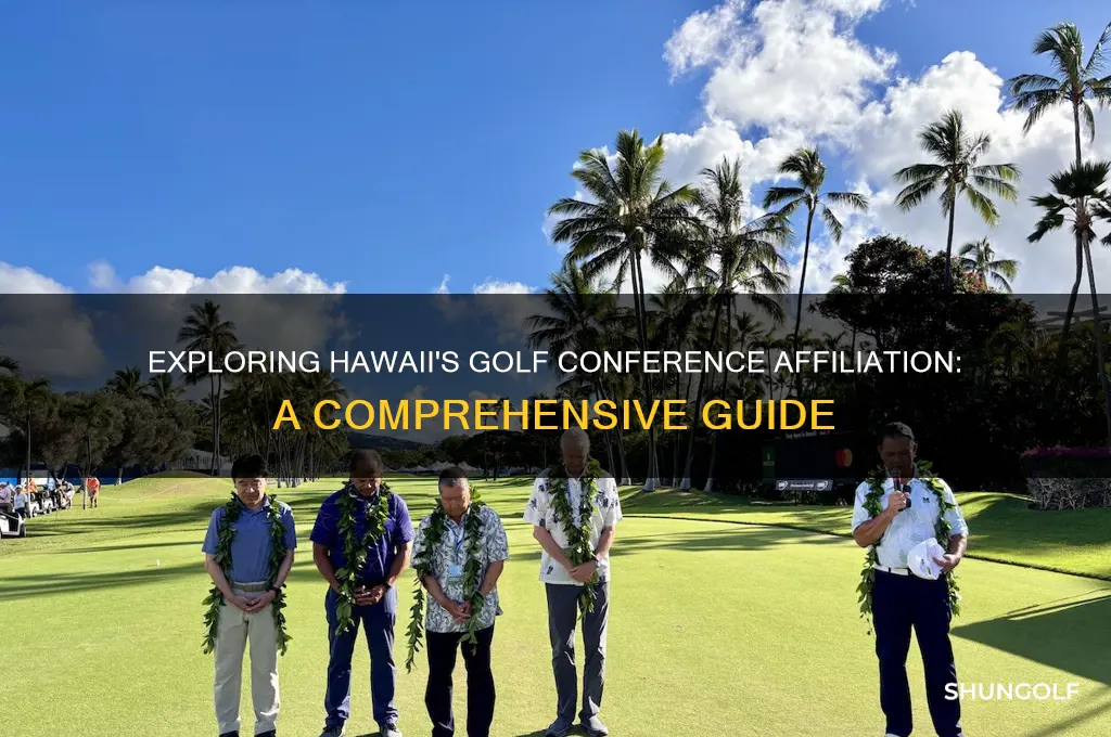 what conference is hawaii in for golf