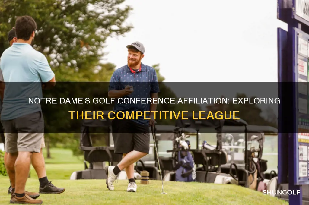 what conference is notre dame in for golf