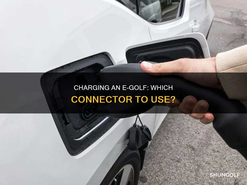 what connector to charge e golf