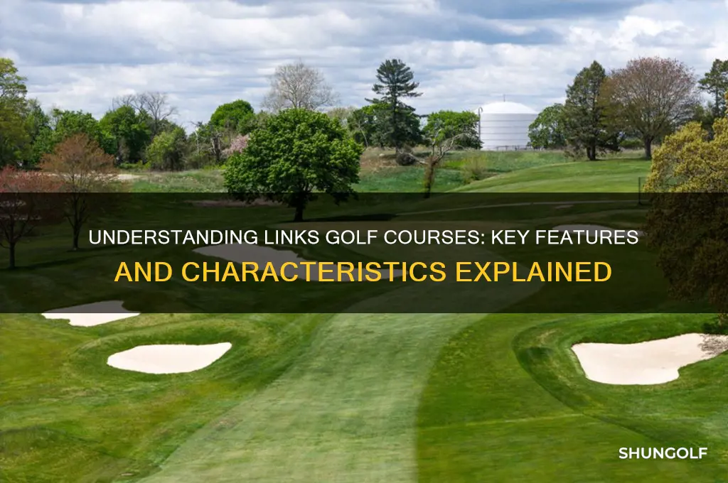what constitutes a links golf course