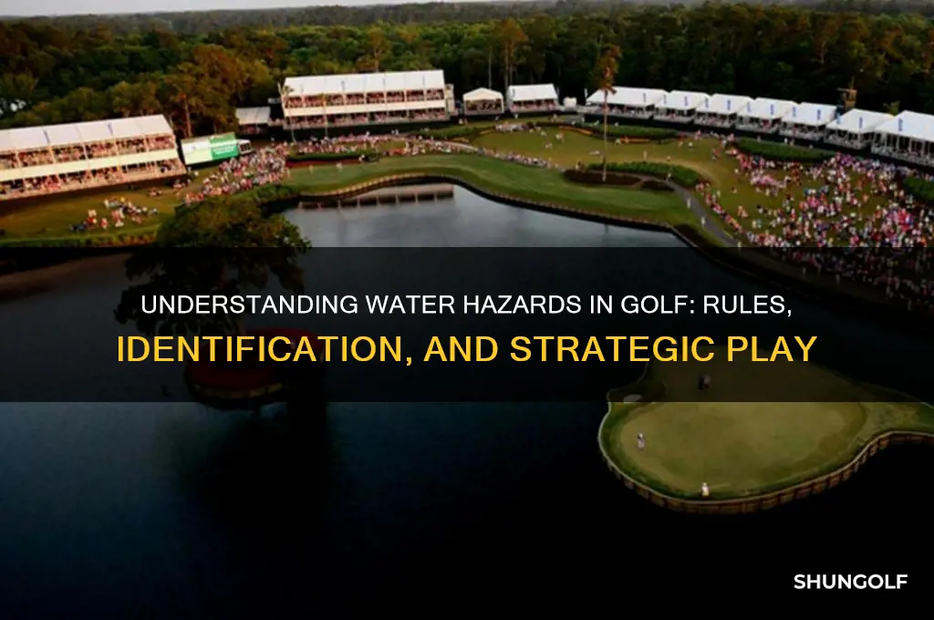what constitutes a water hazard in golf