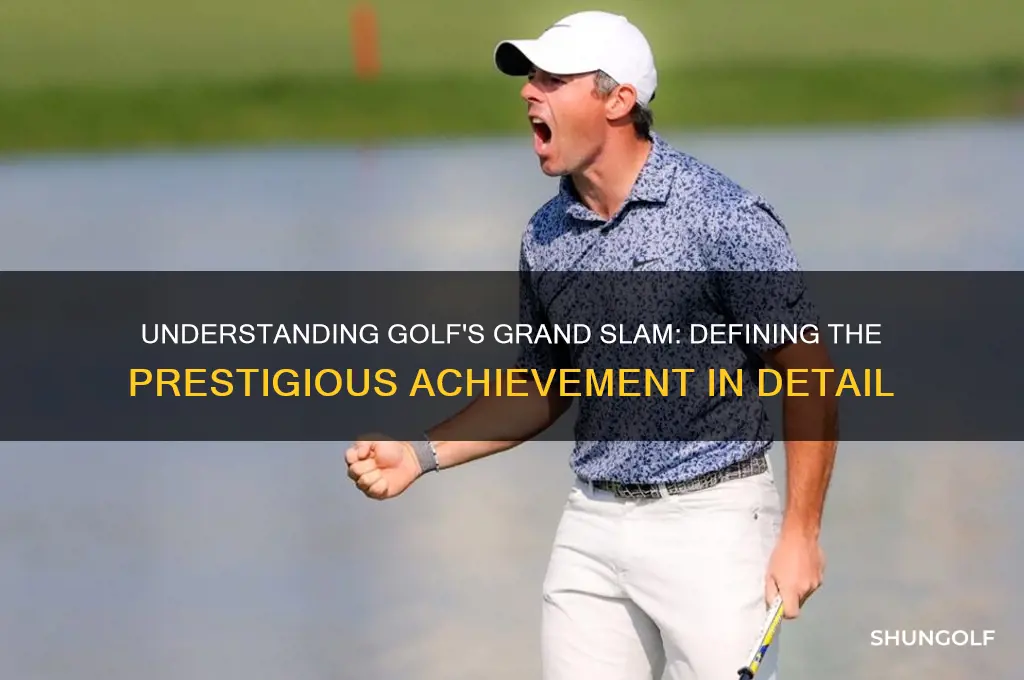 what constitutes the grand slam in golf