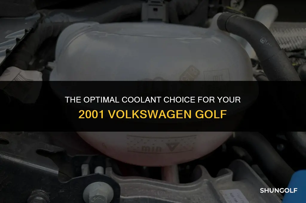 what coolant does 2001 golf use