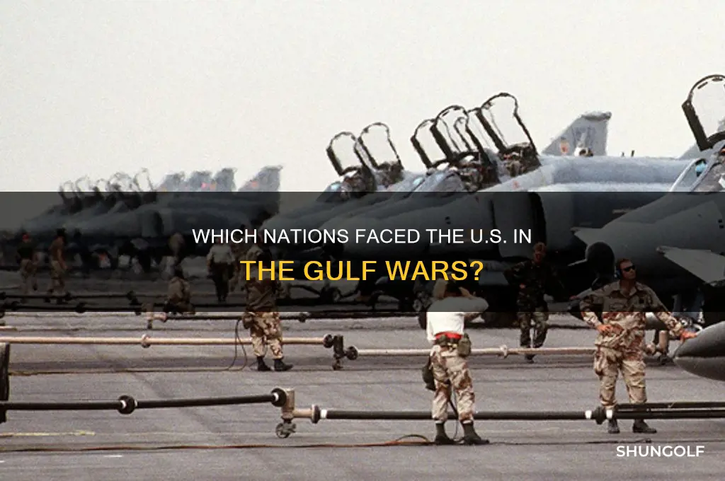 what countries were the golf wars fought aginst