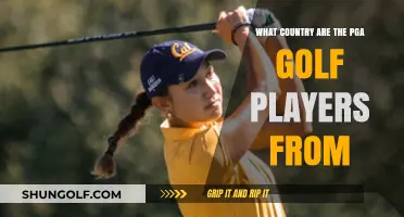 Exploring the Global Origins of PGA Golf Players