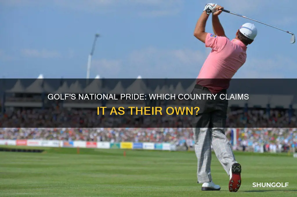 what country has golf as its national sport