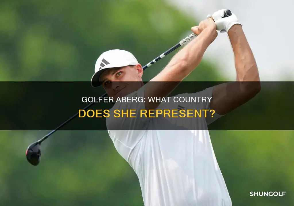 what country is golfer aberg from