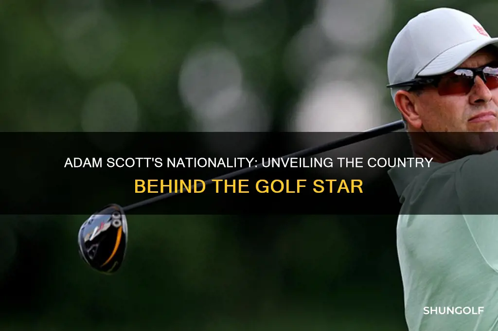 what country is golfer adam scott from