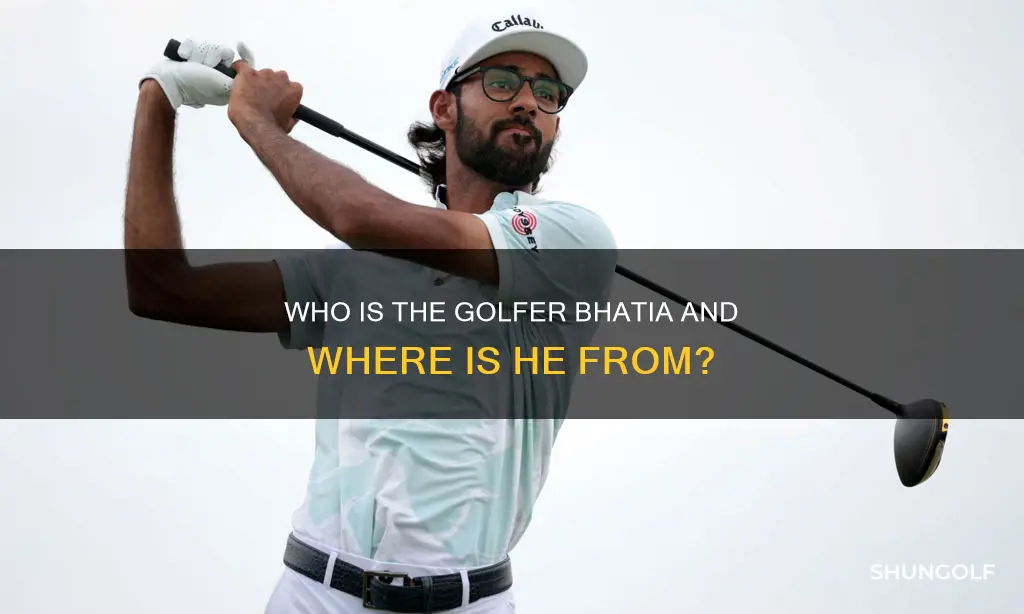 what country is golfer bhatia from