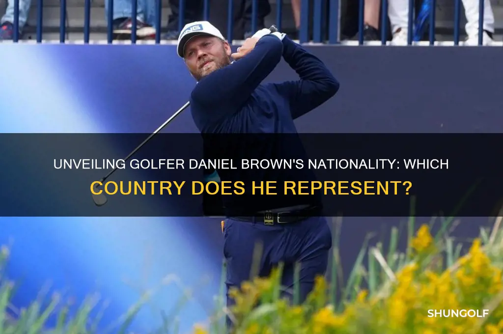what country is golfer daniel brown from