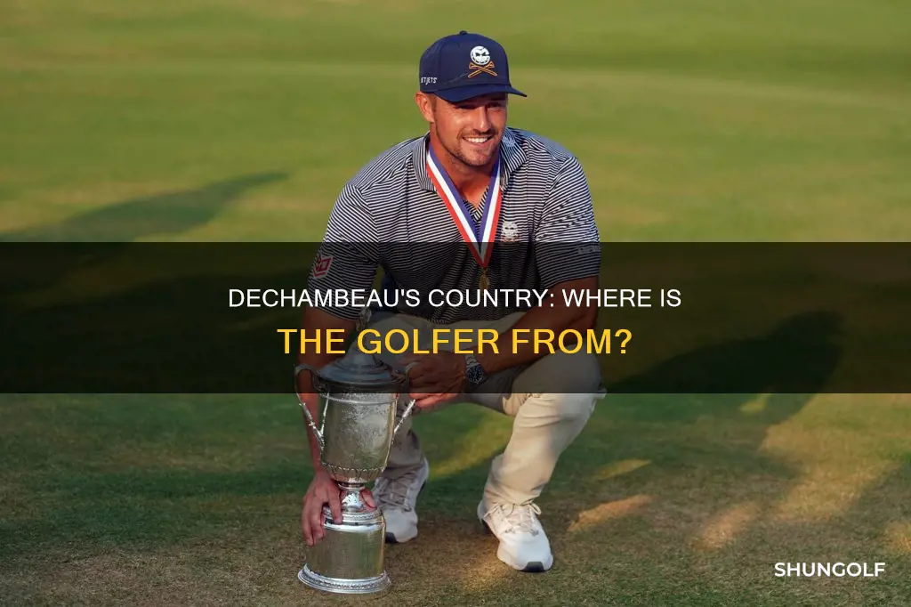 what country is golfer dechambeau from