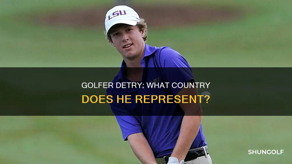 what country is golfer detry from