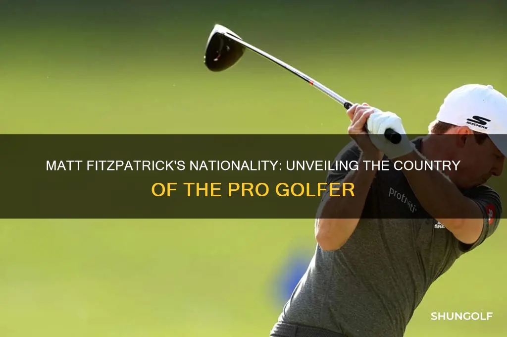 what country is golfer matt fitzpatrick from