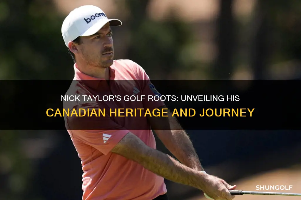 what country is nick taylor the golfer from