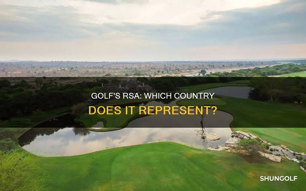 what country is rsa in golf